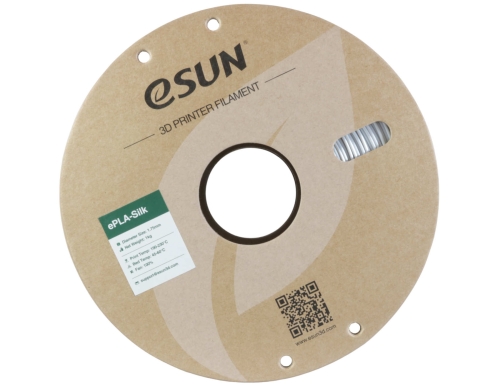 Preview: eSun ePLA Seidenglanz Silber 1.75 mm 1 kg